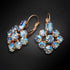 Earrings "Elegance (Light Sapphire Shimmer)" with Swarovski™ crystals